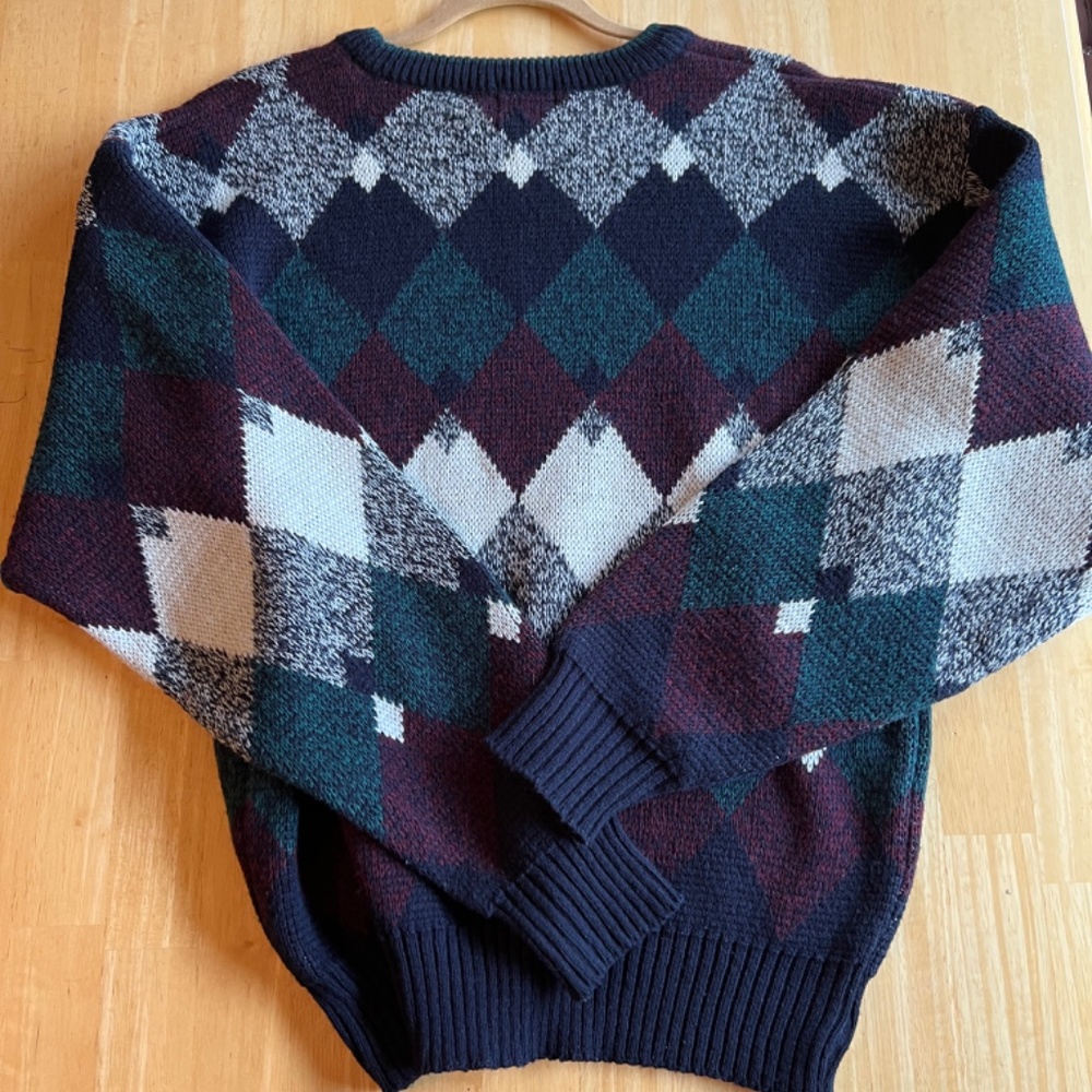 SOLD Vintage Stefano Man 100% acrylic sweater men’s medium EUC - Picture 2 of 9